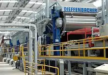Dieffenbacher particle board press