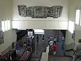 The escalators down to the station hall