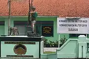 The 2018 Susukan Military Sector Command (Koramil 2018) in Cirebon Regency, under Kodim 0620
