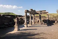 Ancient synagogue at Chorazin