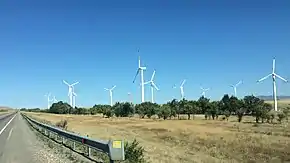 Korday wind farm in the south- east of Kazakhstan.jpg