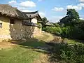 Traditional houses in the village