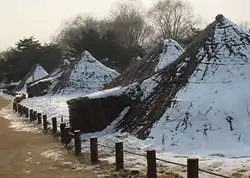 Neolithic huts in Korea