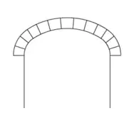 Three-centered arch
