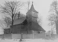 Church in Bączal Dolny in 1928