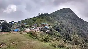 Kosh Bhanjyang area viewed from west 2017