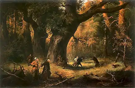 The Hunt, illustration to Book IV