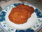 Breaded minced kotlety or sichenyky