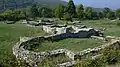 Ruins of the medieval fortress of Krakra near Pernik