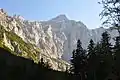 Northern wall of Mt. Triglav (Vrata Valley)