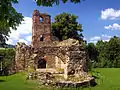 Ruins of the old Basilian monastery of the Descent of the Holy Spirit in Krásny Brod (est. 14th century)