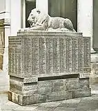"Lion memorial" (1924), Leipzig