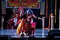 Krishna, Balarama,Kamsa as depicted in Yakshagana