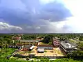 Kristuraj School in Kollam from the top of BJI