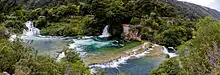 Entrance of water from Skradinski buk.