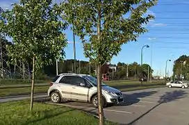 Parking lot with Elisenhøy