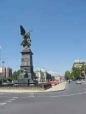 "Monument to heroes of Kosovo" (Mother Serbia sculpture at the southern side of the monument), 1904, Đorđe Jovanović