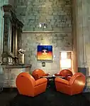 Lounge corner in chapel