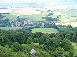View of Ktová from Trosky Castle