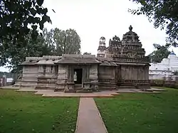 The Rameshwara temple at Koodli, built in the non-ornate Hoysala style.
