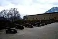 Display of artillery at the fortress