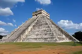 West side of the Temple of Kukulcán