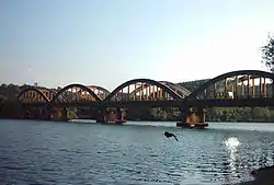 The historic Kuppam Bridge