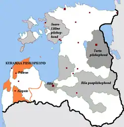 Location of District of Pilten