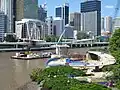 Kurilpa Bridge Construction 8 March 2009