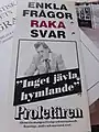 The actor, comedian and journalist Lasse Brandeby says about the paper: "No bloody beating around the bush".