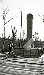 Kurth Kiln upper deck during construction. Circa late 1941. Source: FCRPA collection.