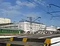 Suburban trains in Kursky station