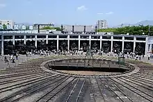 The roundhouse in May 2016