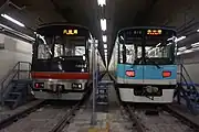 Kyoto Municipal Subway 50 series and Keihan 800 series