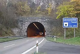 entrance to Lämmerbuckel Tunnel