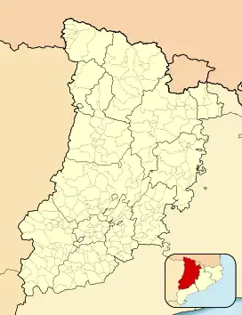 Claravalls is located in Province of Lleida