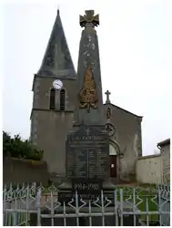 The church in La Coudre