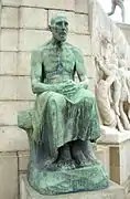 The Old Man, in the Monument to Labor (1890–1905), by Constantin Meunier, Brussels.