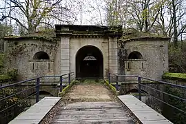 The entrance to the fort in Peigney