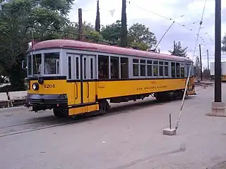 Type H, all-steel car, at the Southern California Railway Museum.