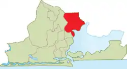 Kosofe within Lagos Metropolitan Area