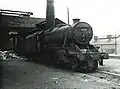 48538 sat outside Saltley Shed during the running down of steam in 1967