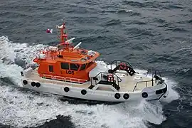 Norwegian Coastal Administration Pilot boat LOS 123 off Stavanger, Norway (2018)