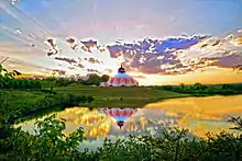 The LOTUS Shrine in Yogaville, Virginia at the Satchidananda Ashram