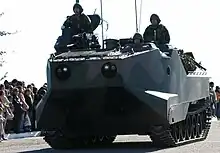 LVTP7 of the Argentine Marine Infantry (IMARA), locally known as VAO (Vehiculo Anfibio a Orugas)