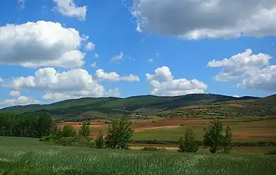 View of Sierra de Pelarda from Bea