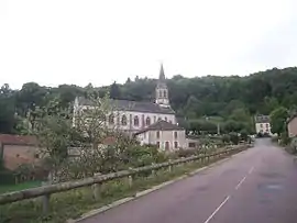 The church in La Comelle