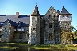 The Château de la Grande Courbe, in Brée