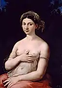 La Fornarina (1518–1519), by Raphael, National Gallery of Ancient Art, Rome.