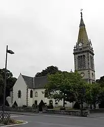 The church in La Gouesnière